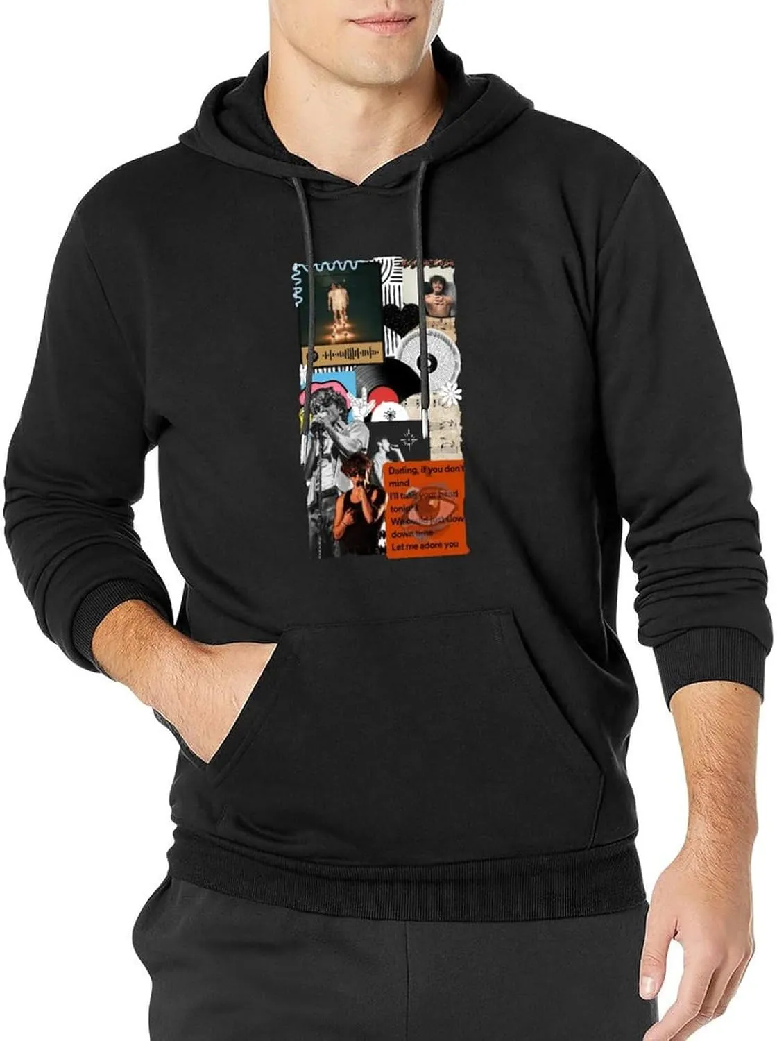 Mens Woman Hoodies Oversized Sweatshirts Casual Cotton Hooded Casual Long Sleeve Top Graphic Clothing