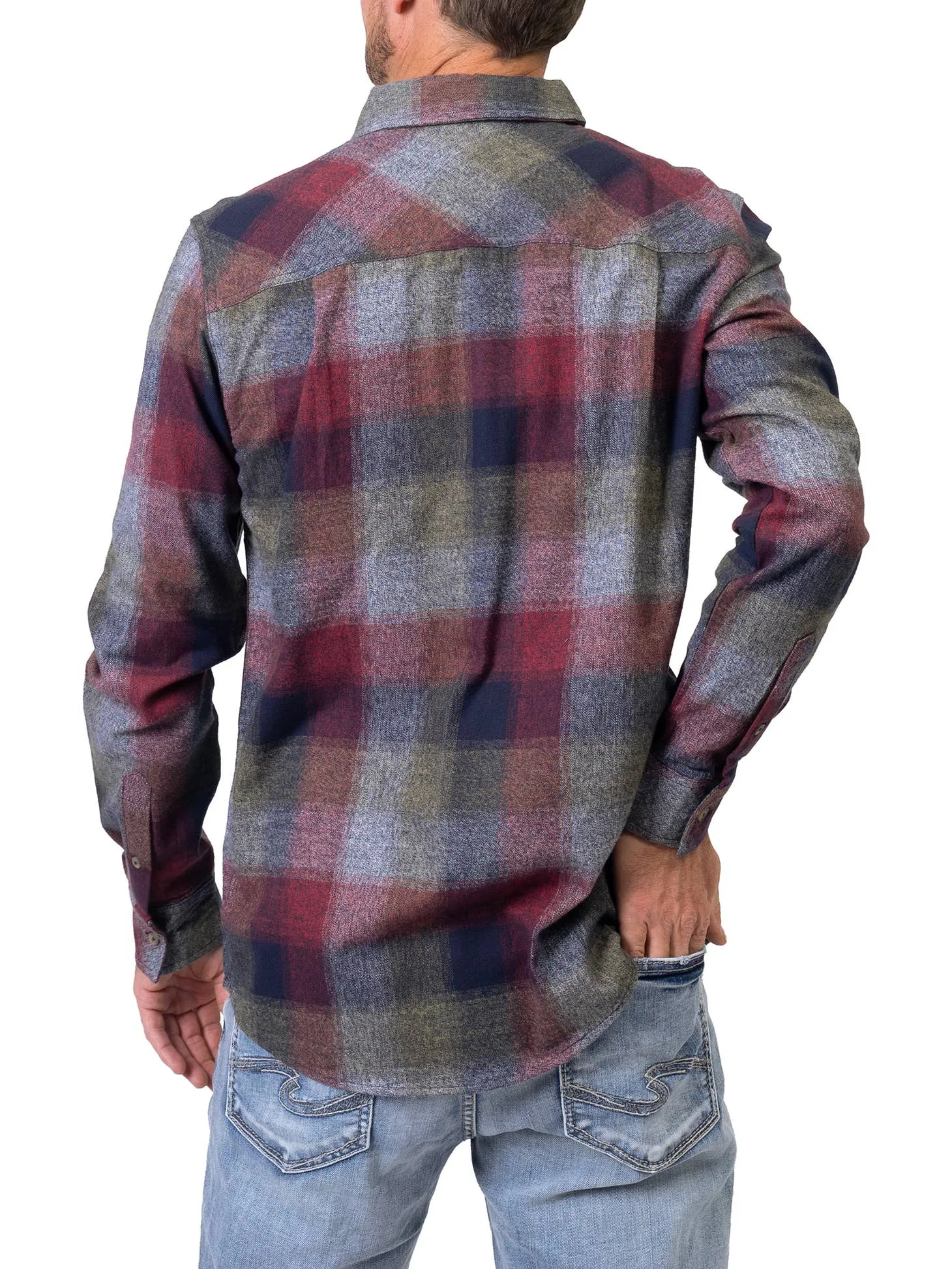 Men’s Y/D Plaid L/S Shirt