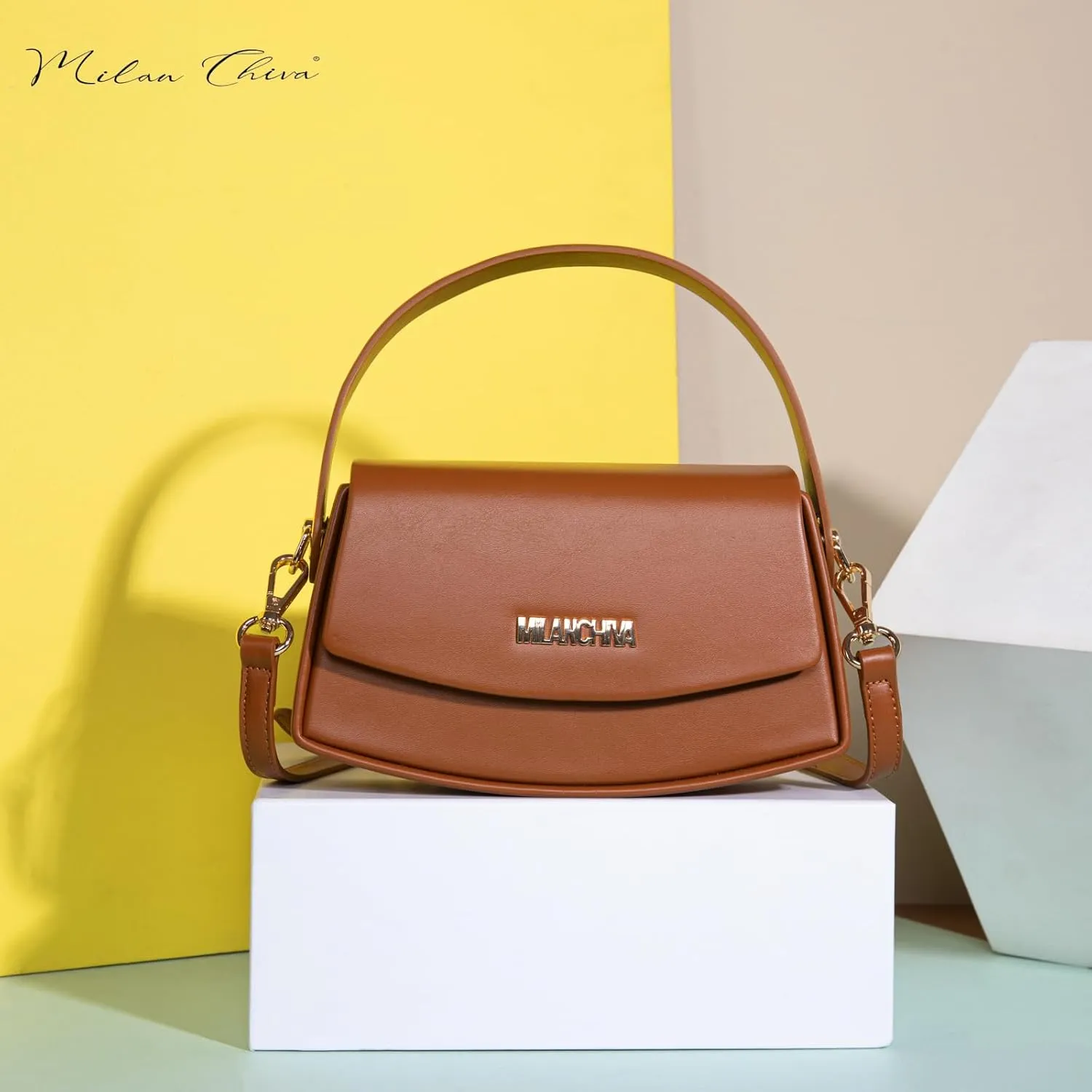 Milan Chiva Mini Top Handle Purses for Women Small Cute Clutch Bags