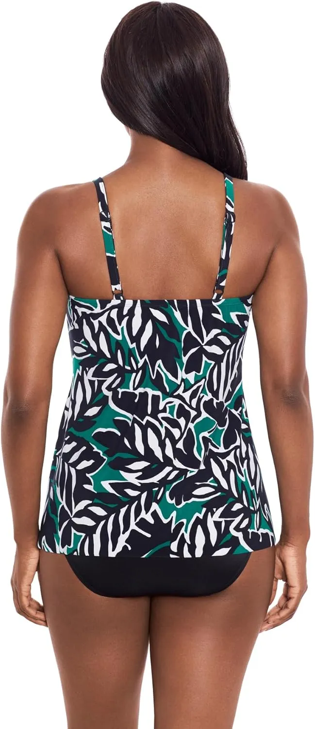 Miraclesuit Women's Swimwear Marina Sweetheart Neckline Underwire Bra Tankini Bathing Suit Top