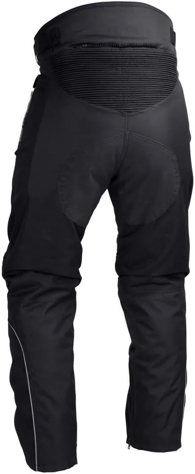 Motorcycle Waterproof Riding OverPants Black with Removable CE Armor PT1