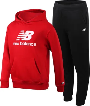 New Balance Boys Tracksuit Set - 2 Piece Athletic Performance Fleece Pullover Hoodie and Jogger Sweatpants Set (Sizes: 8-20)