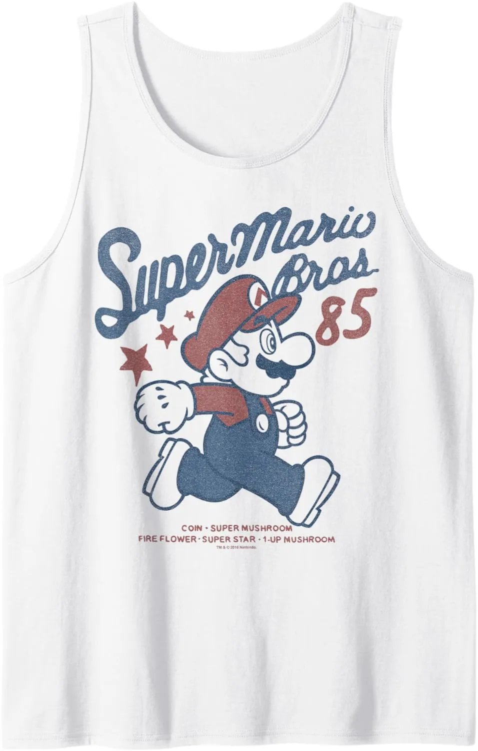 Nintendo Super Mario Bros '85 Vintage Stars Premium T-Shirt Tank Top