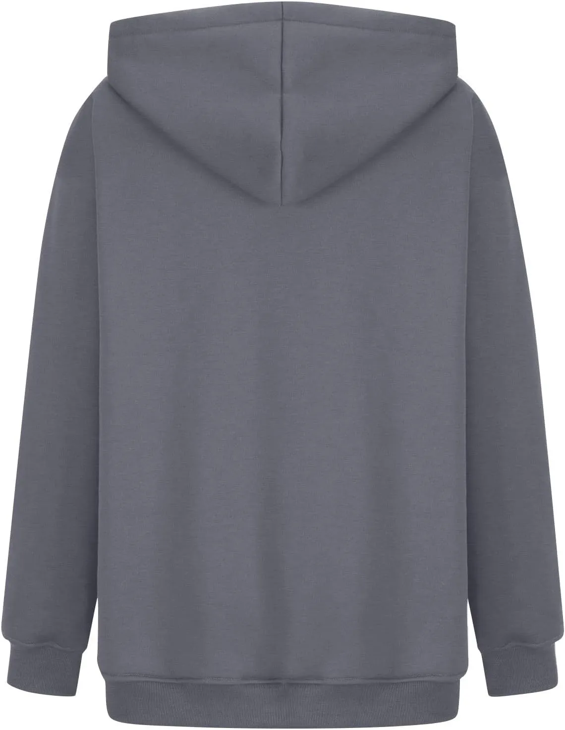 Oversized Hoodie for Women Drawstring Lightweight Pullover Sweatshirts Comfy Y2K Hoodies Fleece Winter Coat w/Pockets