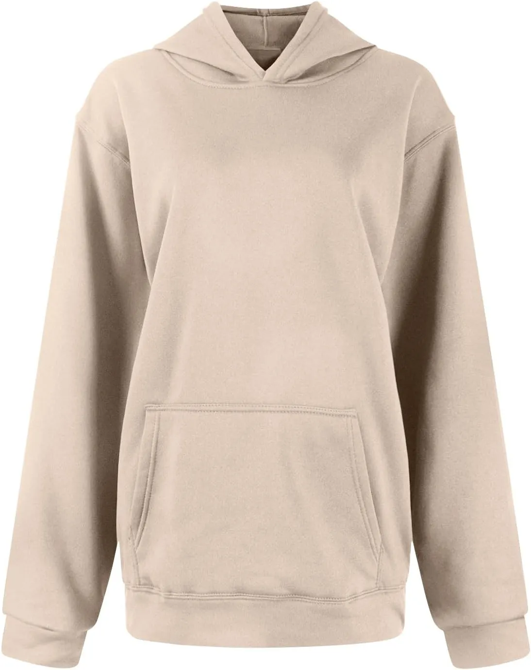 Oversized Sweatshirt for Women Comfort Fleece Hooded Sweatshirts Long Sleeve Pullover Cute Hoodies with Pocket