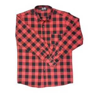 "Flow" Long Sleeve Women's Plaid Button Up's