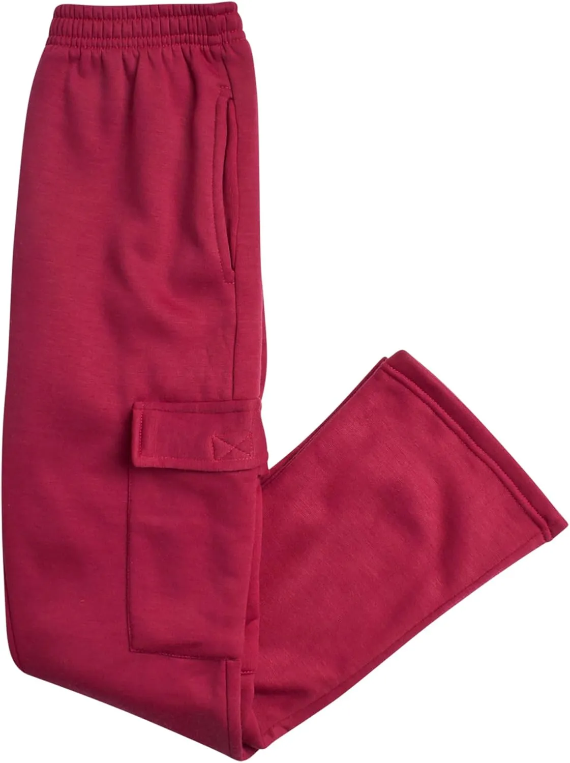 Real Love Girls' Jog Set - 2 Piece Soft Fleece Zip Up Hoodie and Flare Cargo Pants - Activewear Set for Girls (Sizes: 7-16)