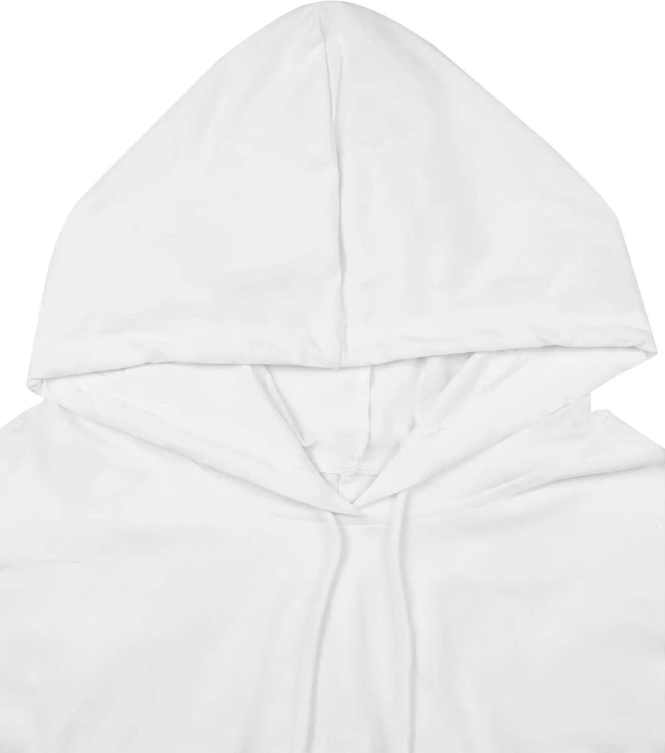 Remidoo Women's Hoodies Pullover Long Sleeve Cropped Sweatshirt Loose Shirt