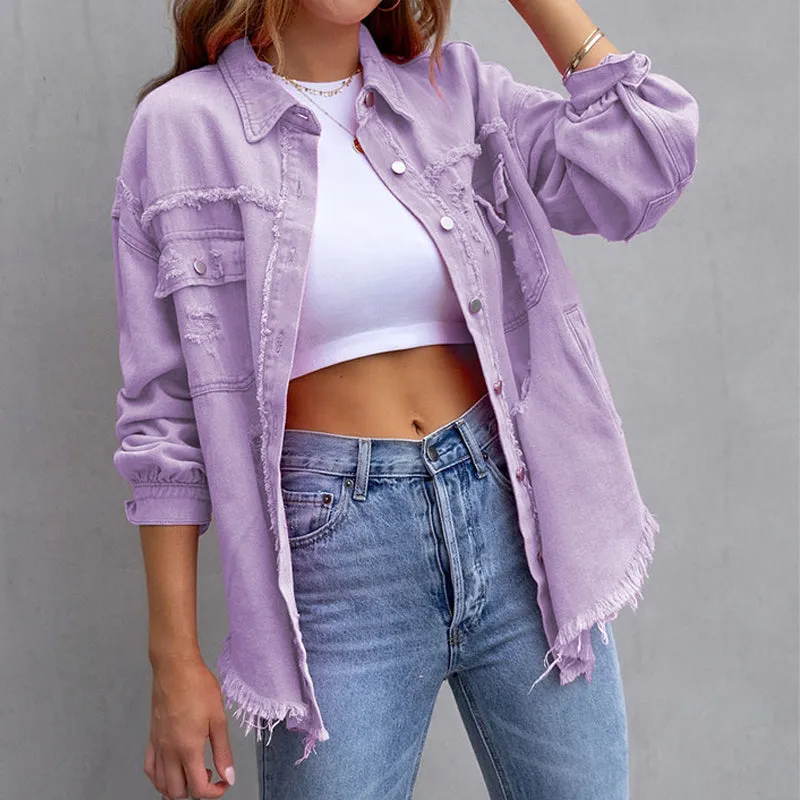 Rihanna -  Tattered Stylish Jacket