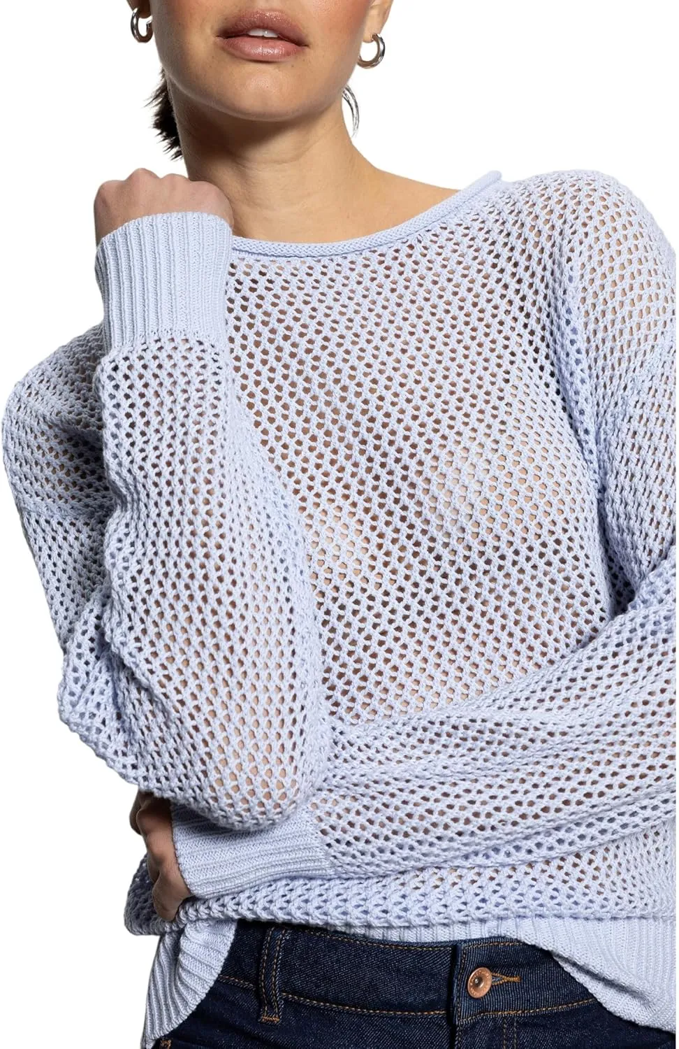 Sanctuary Women's Open Knit Sweater
