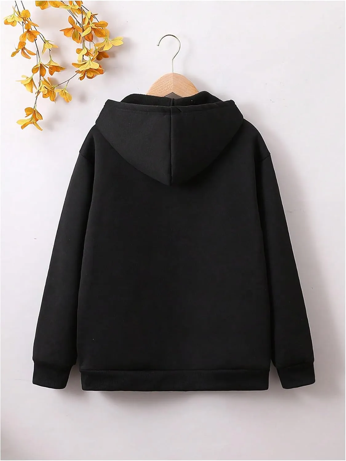 SHENHE Girl's Fleece Zip Up Hoodie Casual Sports Preppy Sweatshirt Hooded Jacket with Pocket