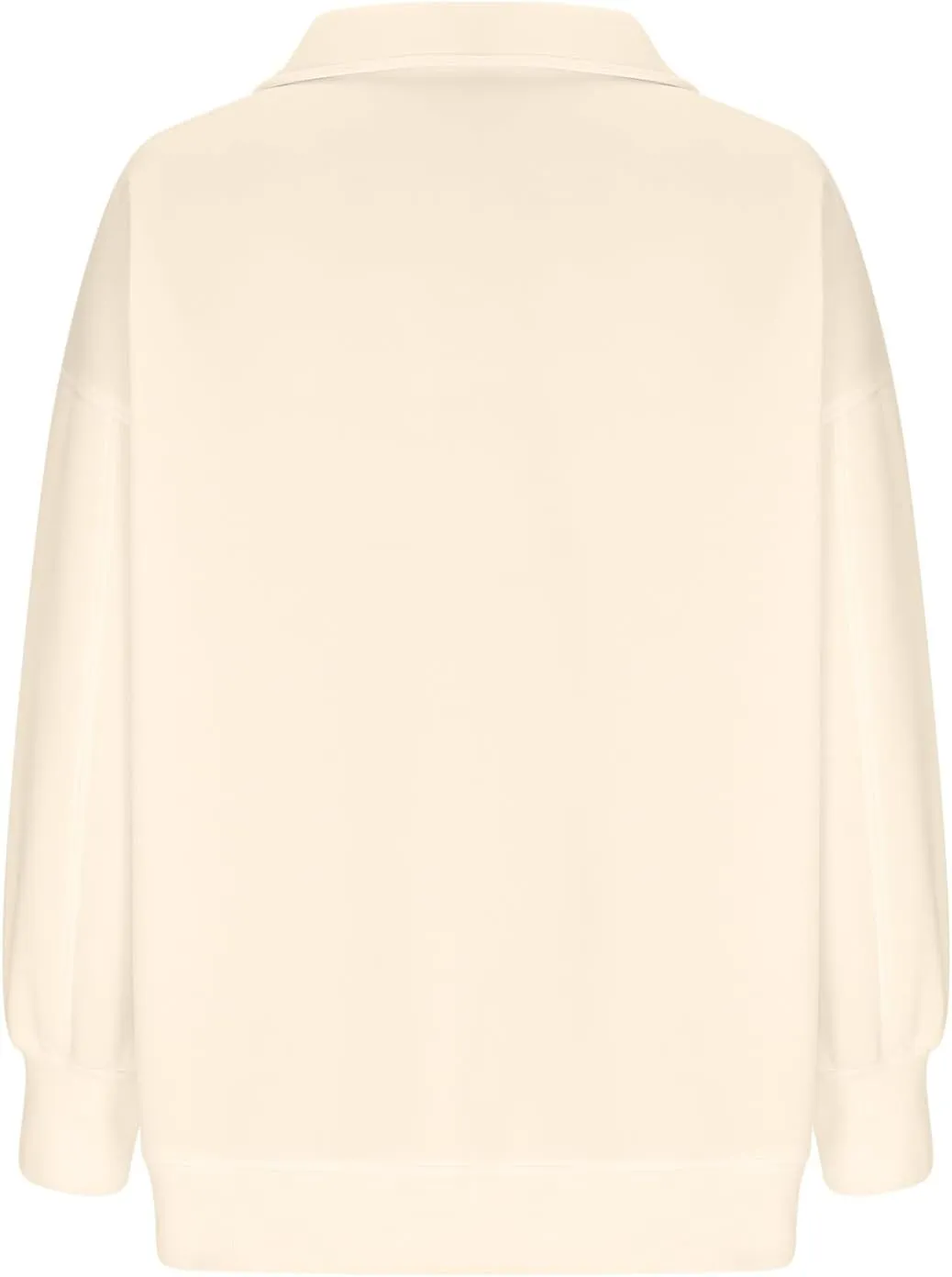 SMIDOW Oversized Sweatshirt For Women 1/4 Zip Up v Neck Fleece Pullovers Casual Loose Fall Fashion 2024 Teen Girls Clothes