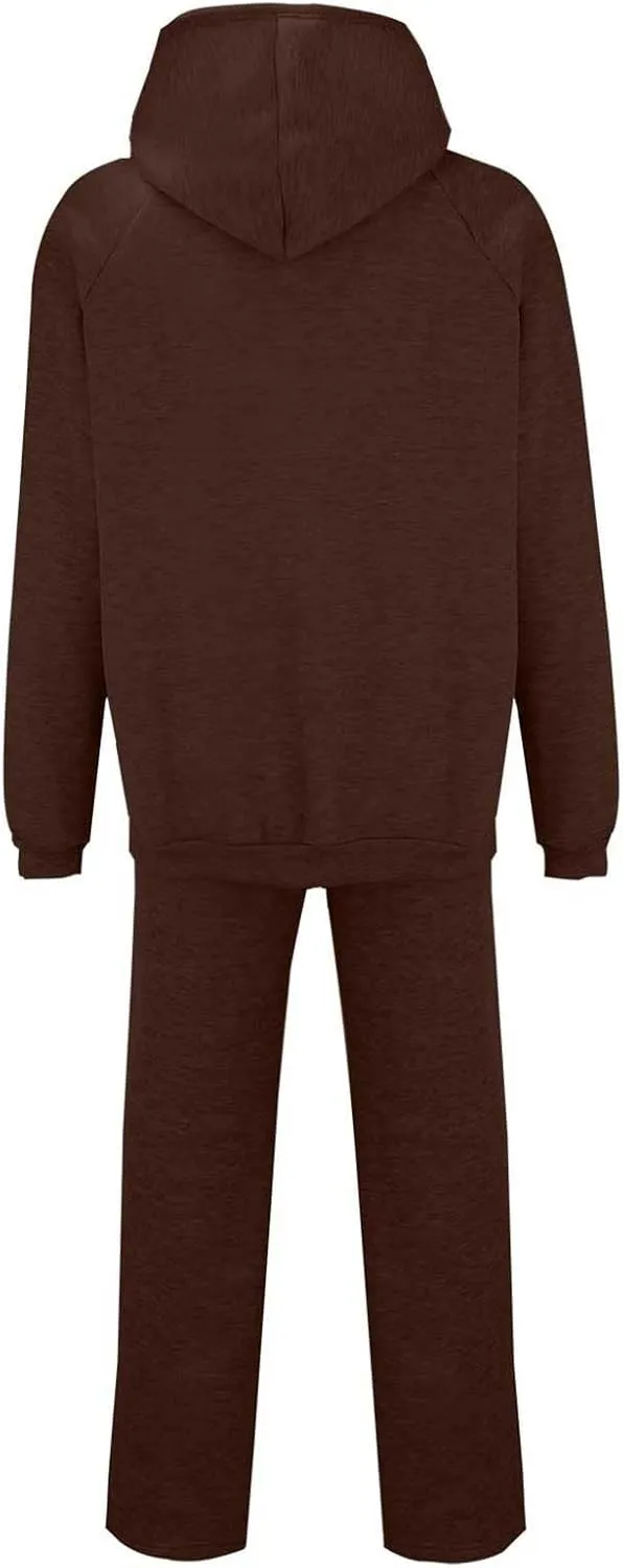 Sweat Suits for Men Set 2 Pcs Hoodies Jogger Sets Sweatsuits Two Piece Casual Fleece Pullover Hoodie and Sweatpants