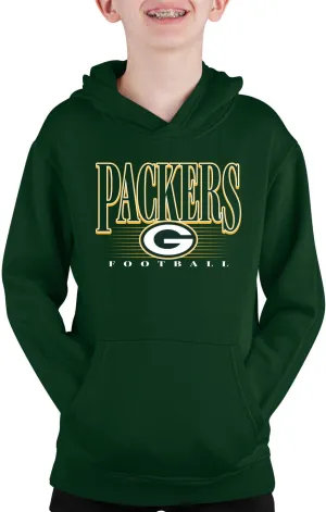 Team Fan Apparel NFL Youth Overtime Blueprint Football Fleece Hooded Sweatshirt, For Boys and Girls, Pro Hoodie Pullover
