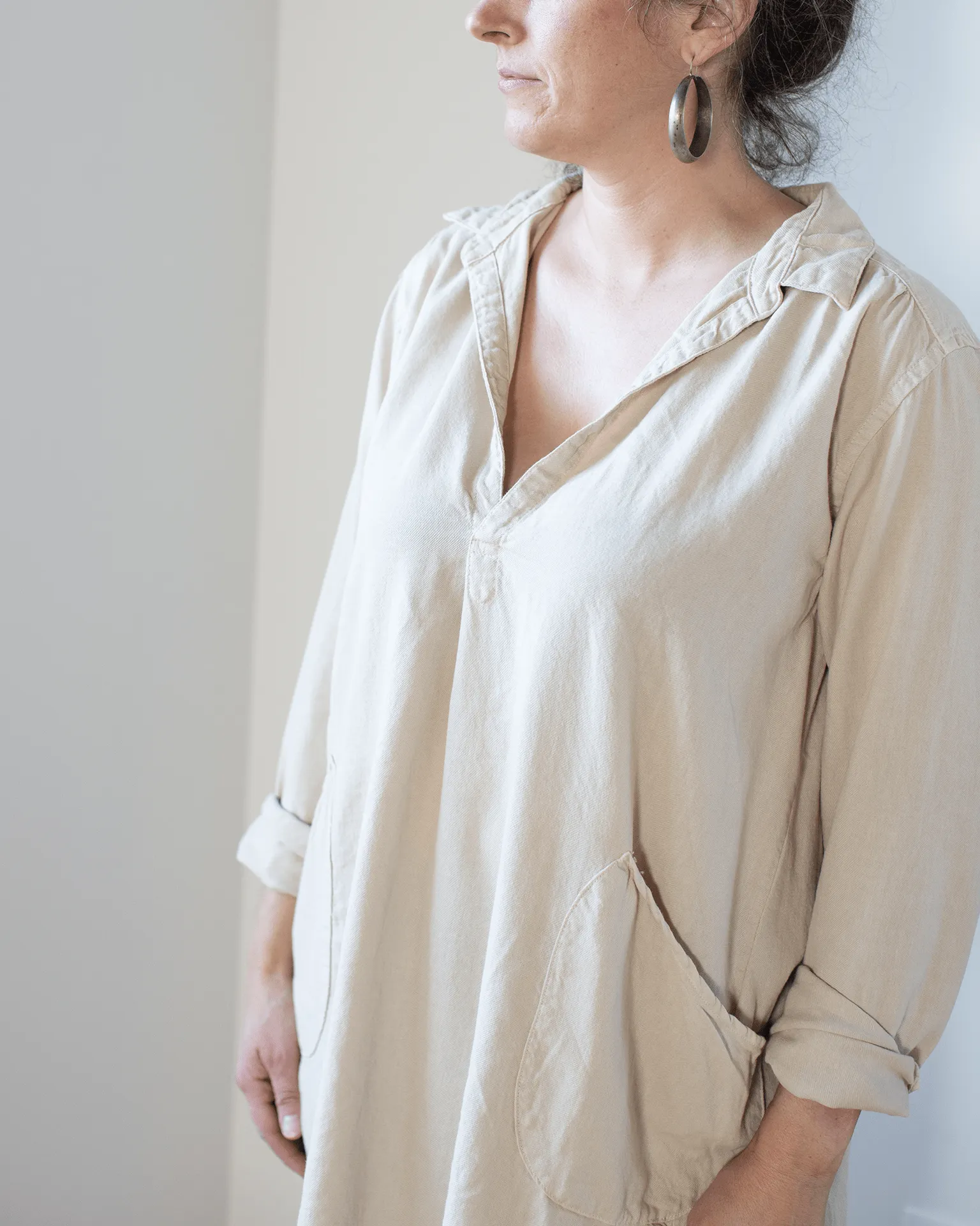 Teton - L/W Cotton Twill in Sand