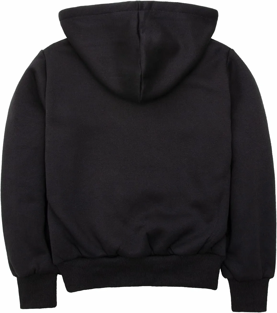 ThCreasa Kids Sherpa Fleece Lined Hoodie Jacket,Zip-Up Hooded Plaid Sweatshirt Jackets