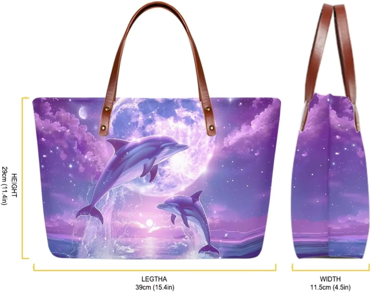 Top Handle Purse for Women, Large Tote Handbag With PU Wallet Set