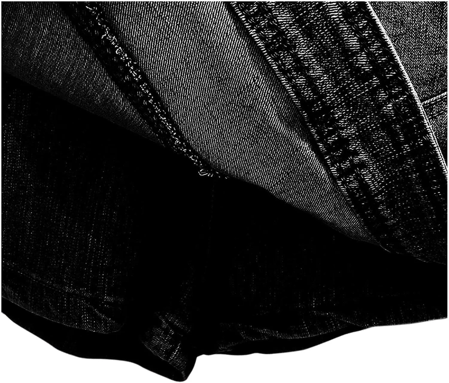 Uillui Women's Y2K Distressed Booty Denim Skorts Trendy High Waist Asymmetrical Hem Stretchy Skinny Jean Skorts Skirt Shorts