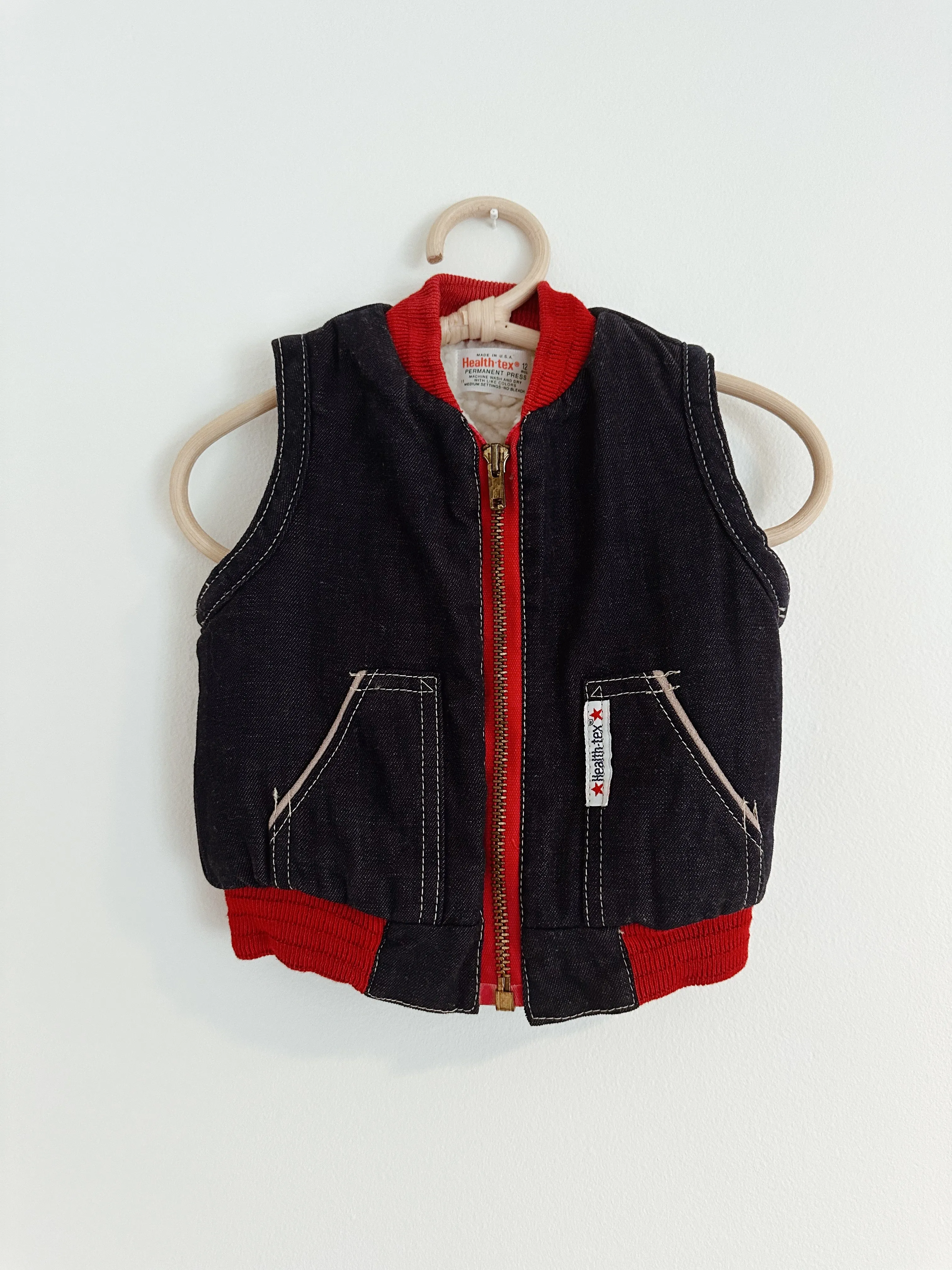 Vintage Sherpa Lined Vest