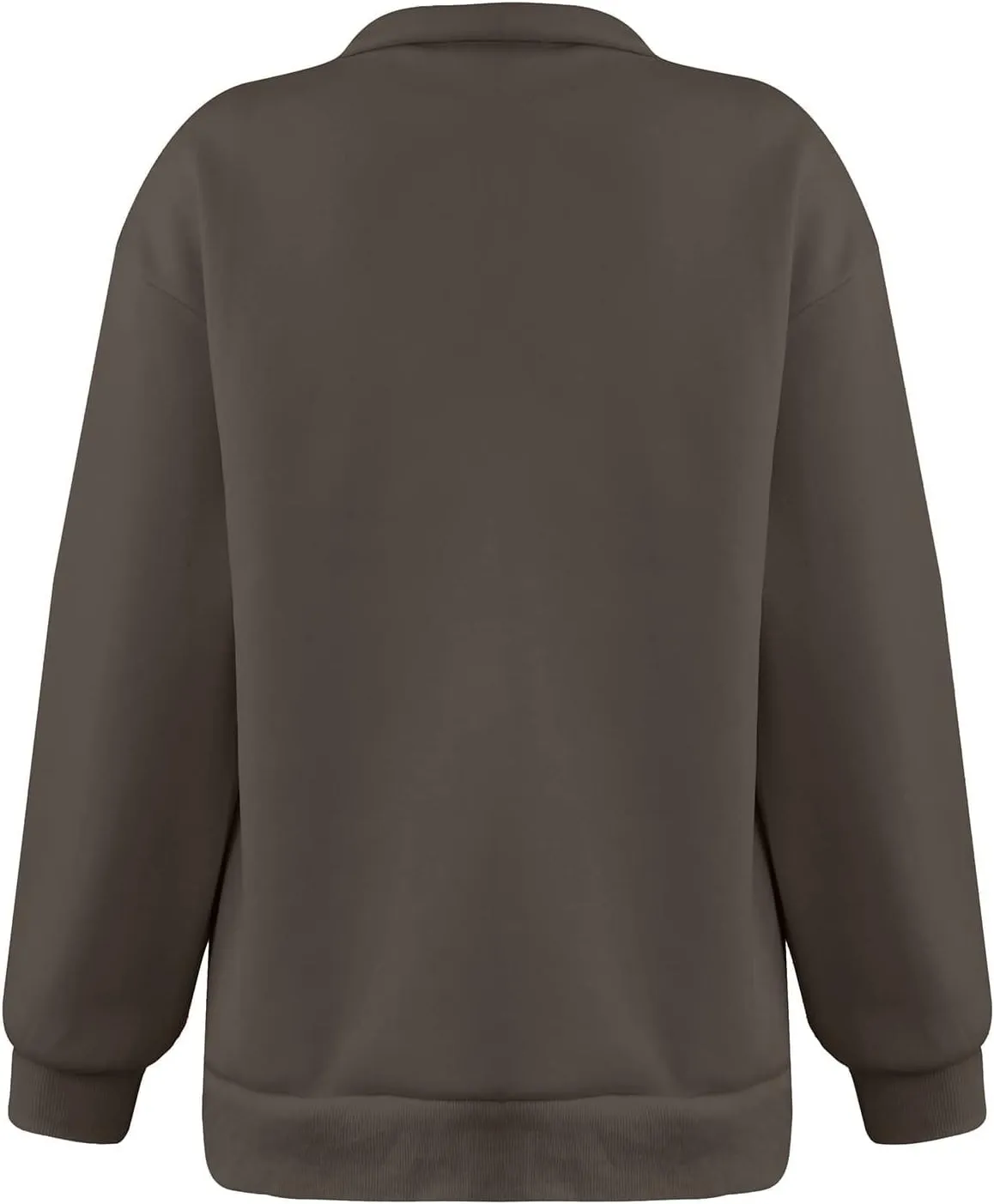 Women Half Zip Oversized Sweatshirt Quater Lapel Pullover Shirts Long Sleeve Fashion Tops Teen Girls Outfits Clothes 2023