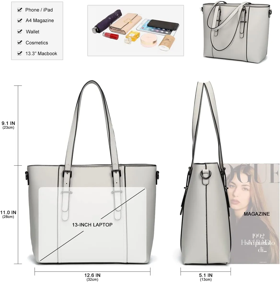 Women Purses and Handbags Tote Shoulder Bag Top Handle Satchel Bags for Ladies