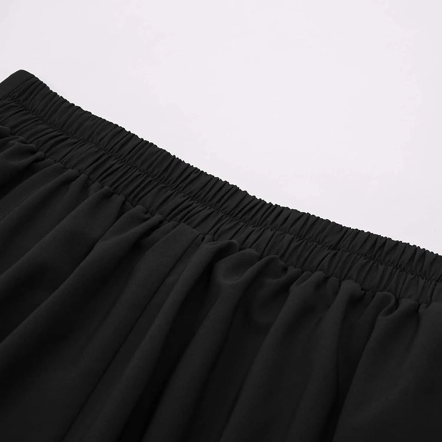 Women Vintage Skirt High Waist Pleated Skirt Midi A-Line Skirt Elegant Flowy Button Details Casual Formal Skirt