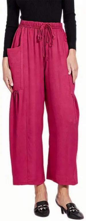 Women Wide Leg Cotton Linen Pants Summer Trendy Beach Palazzo Lounge Trousers Plus Size Casual Pants Vacation Clothes