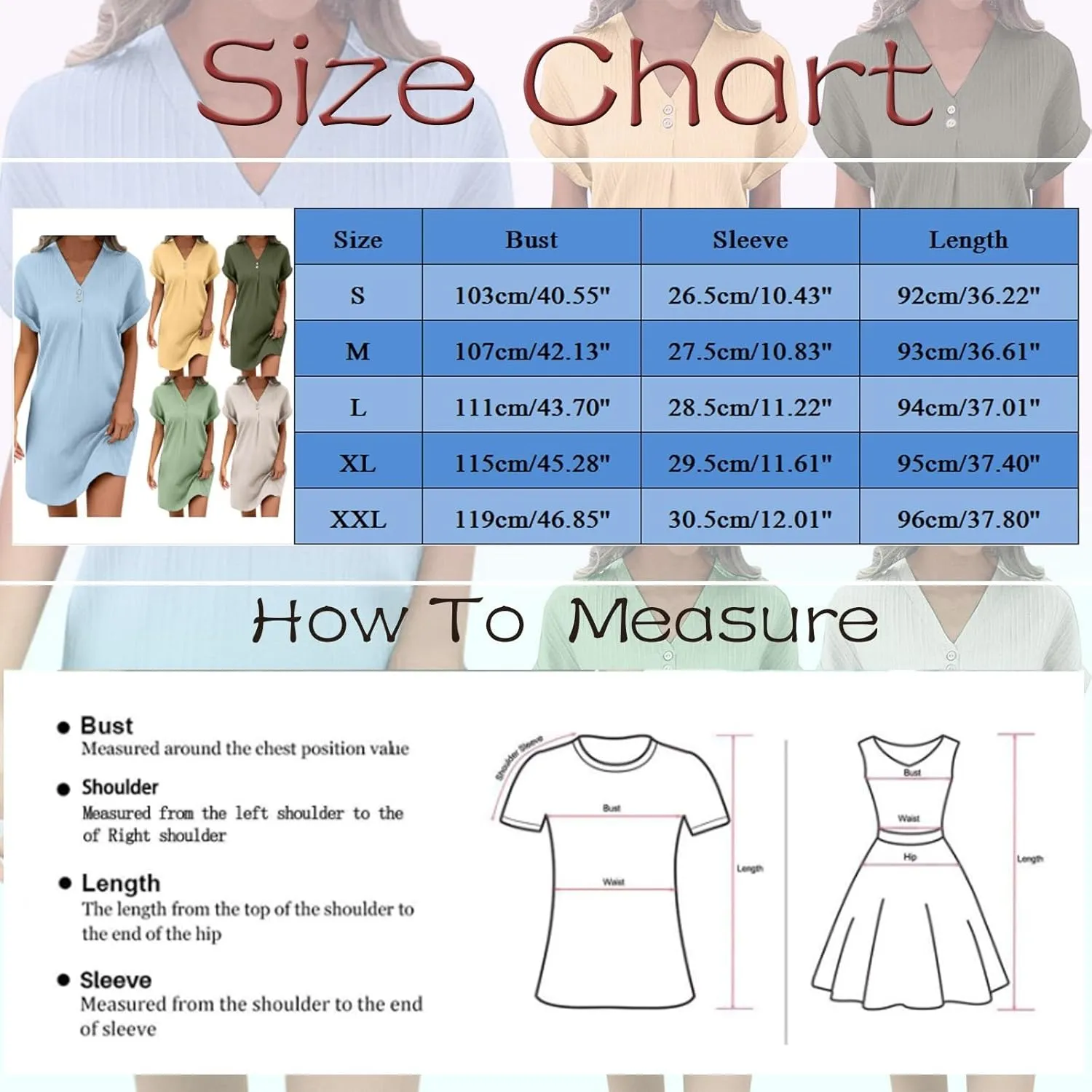 Womens Button Down Shirt Dresses Summer Cotton Linen Dress V-Neck Mini Dress Casual Short Sleeve Loose Tunic Dresses