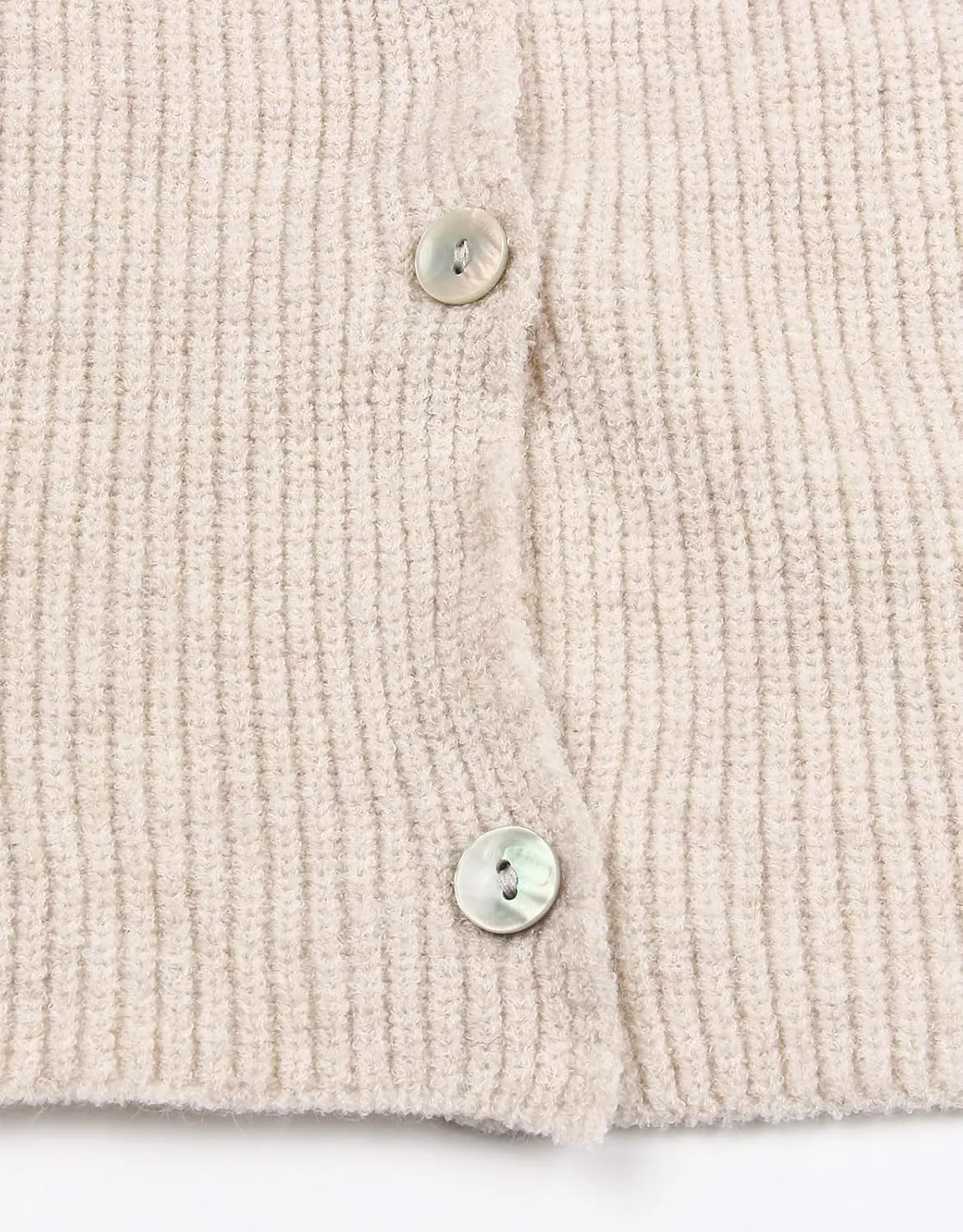 Women's Button Down Y2k Tops Cropped Cardigan Short Sleeve Lightweight Sweater top