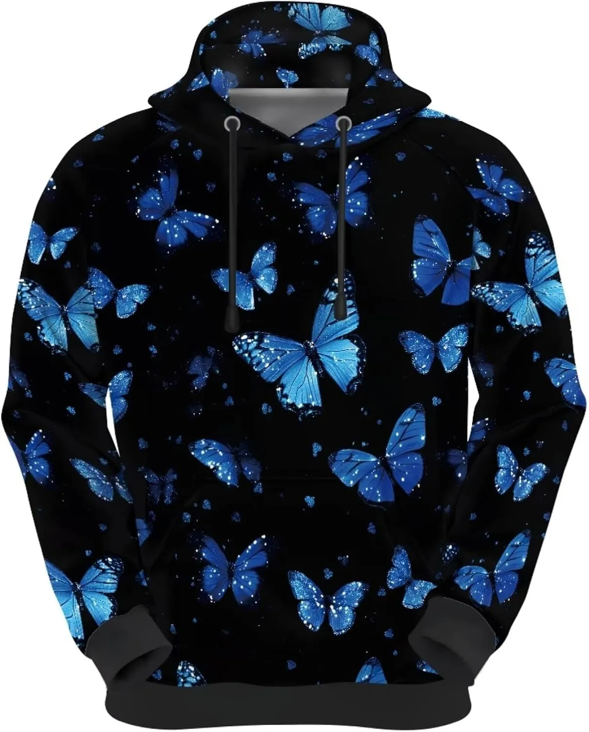 Women's Casual Hoodies Trendy Raglan Sleeve Hoodie Long Sleeve Hooded Sweatshirts Lightweight Pullover with Pocket