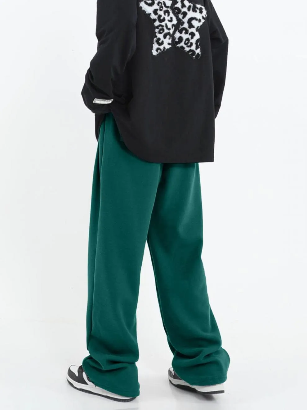 Women's Casual Wide Leg Sweatpants Loose Yoga Pants Comfy Lounge Jogger Baggy Sweatpants with Pockets