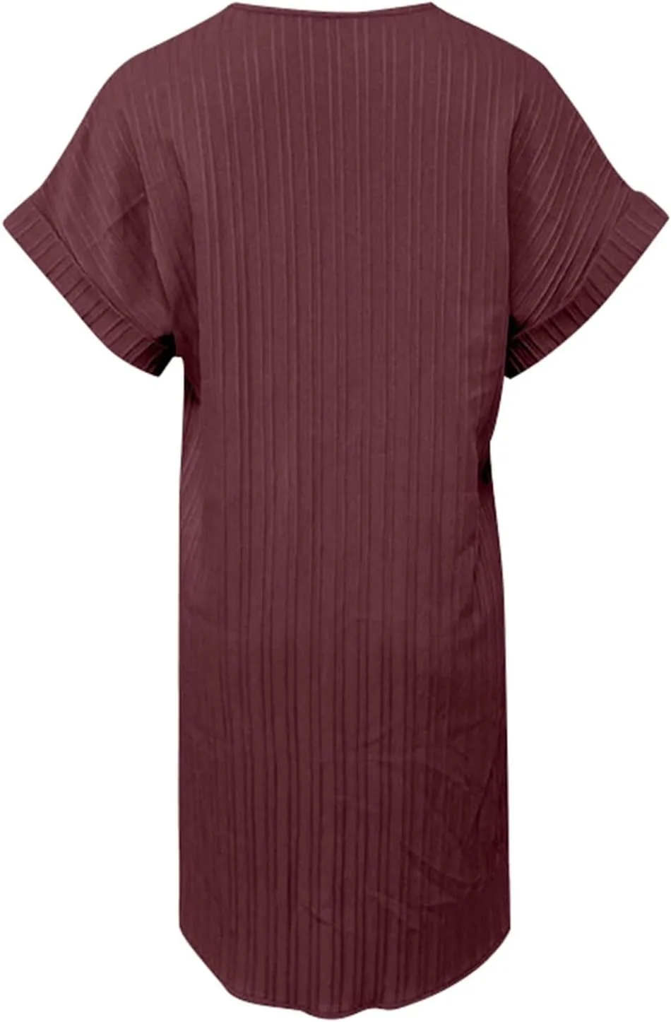 Womens Cotton Shirt Dress 2025 Summer Casual Cap Sleeve Button V Neck Shift Dress Beach Cover Up Shirts with Pockets