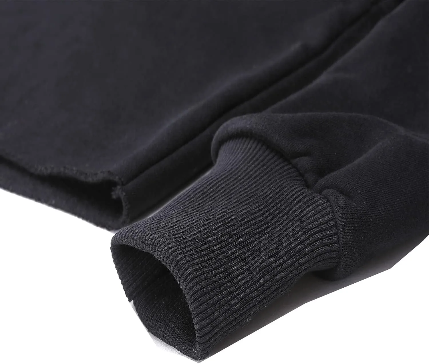 Women's Cropped Hoodie Fleece Long Sleeve Pullover Cut Off Hood Sweatshirt