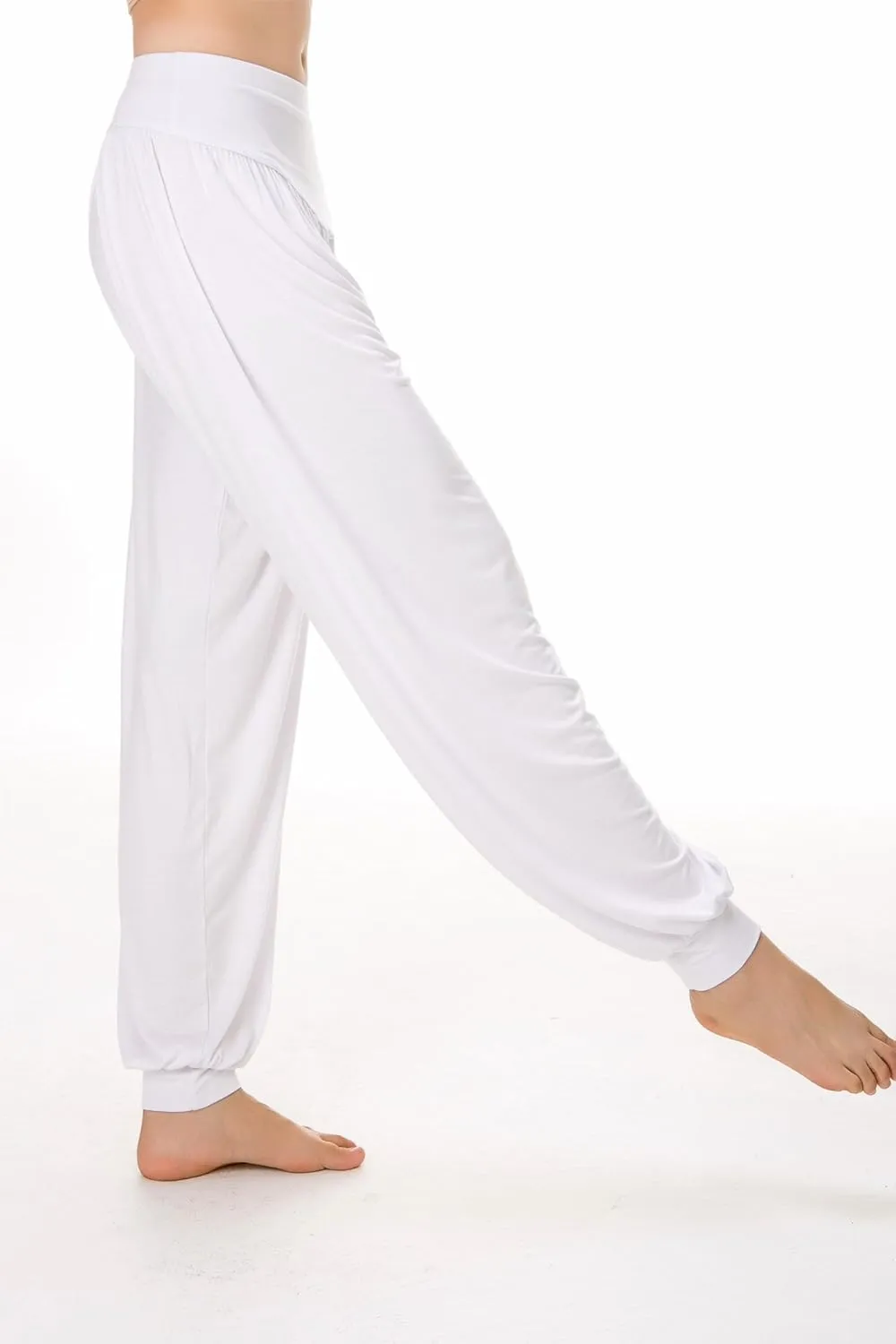 Women's Elastic Soft Modal Yoga Sports Pants Dance Harem Pants