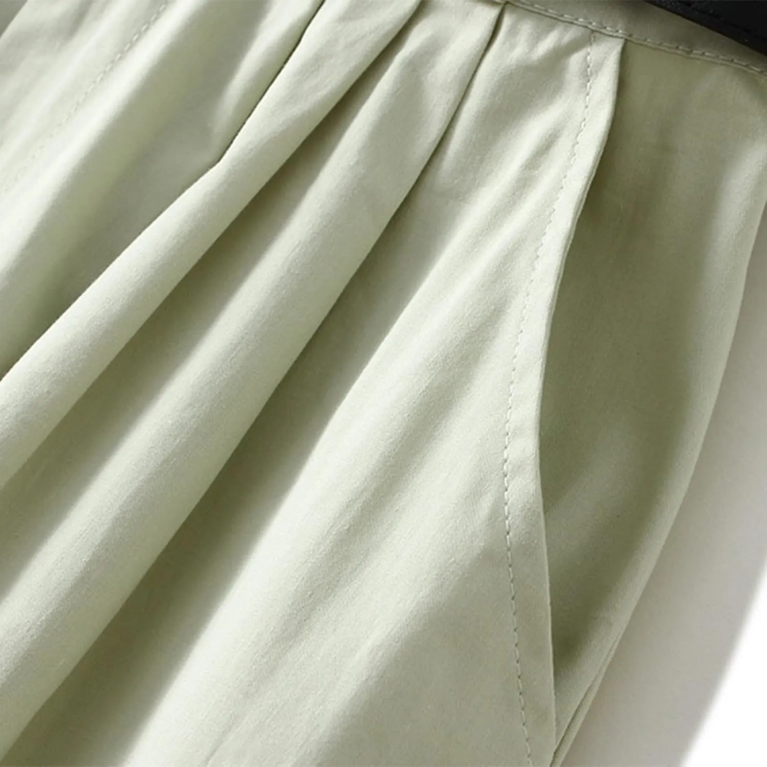 Womens Midi Skirt Pleated Midi Skirts Long Skirt with Pockets Flared Solid Color Dresses Comfort Umbrella Skirt