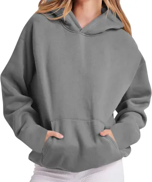 Womens Oversized Hoodies Fleece Sweatshirts Casual Long Sleeve Sweaters Pullover 2024 Fall Winter Outfits with Pocket