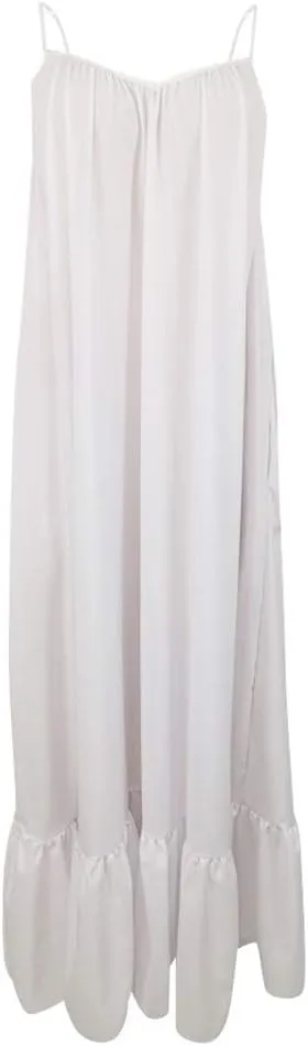Women's Summer Casual Sleeveless Strappy Backless Maxi Dress Pleated Tiered Flowy Beach Vacation Long Dresses Sundress