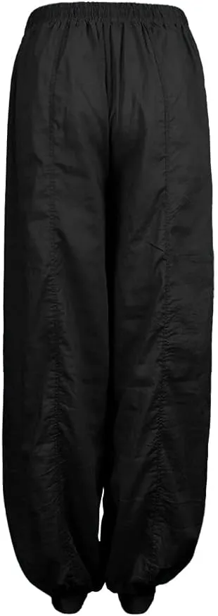 Women's Wide Leg Sweatpants Winter lwggings Outfits Capris with Pockets Water Resistant Elastic Waist