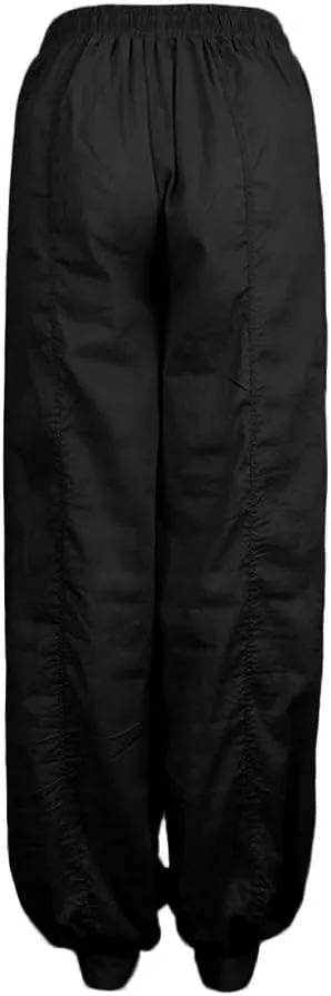 Women's Wide Leg Sweatpants Winter lwggings Outfits Capris with Pockets Water Resistant Elastic Waist