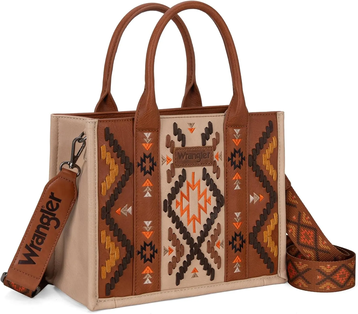 Wrangler Aztec Tote Bag for Women Western Top Handle Handbags and Purses