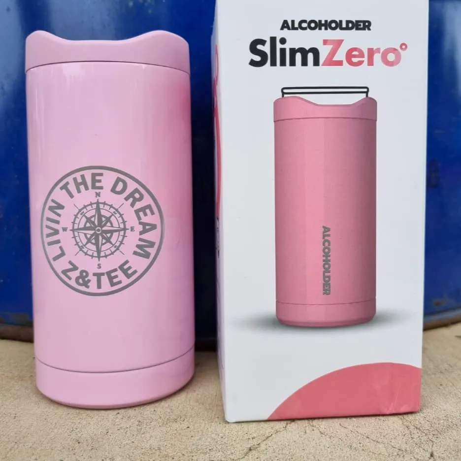Z&Tee SlimZero Slim Can Cooler | Blush Pink Gloss